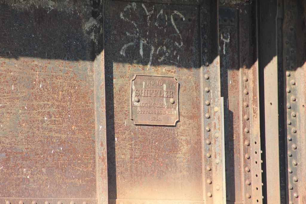 Shiffler Bridge Company plaque