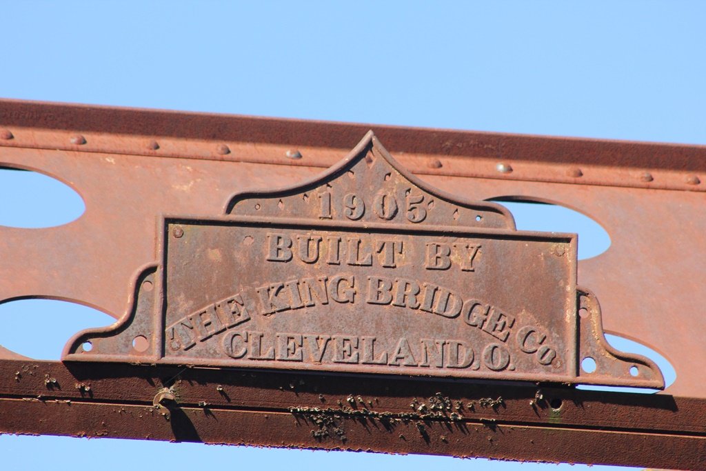 King Bridge Company plaque